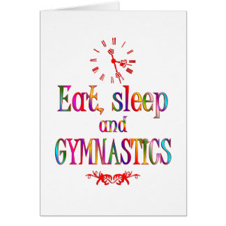 Eat, Sleep Gymnastics Cards