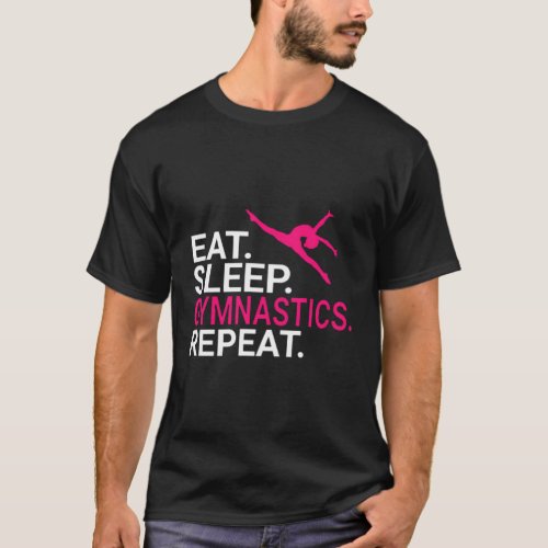 Eat Sleep Gymnastics Repeat Sports T_Shirt