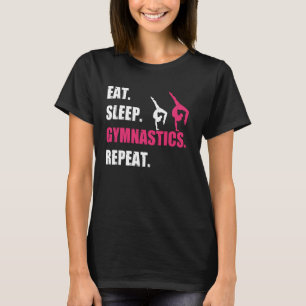 Eat Sleep Gymnastics Repeat T-Shirt