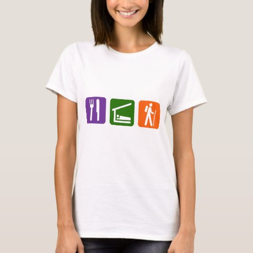 Eat Sleep Hiking T_Shirt