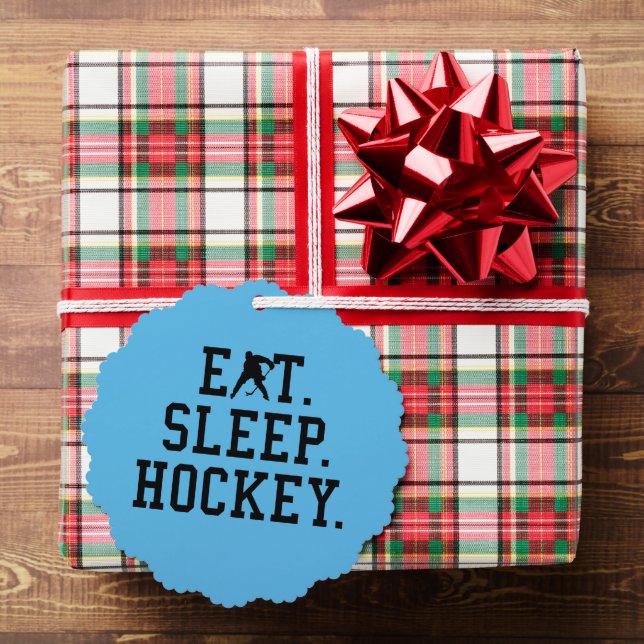 Eat Sleep Hockey - Hockey Lovers     Ornament Card (Insitu (Gift))