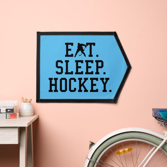 Eat Sleep Hockey - Hockey Lovers       Pennant (Insitu 2)