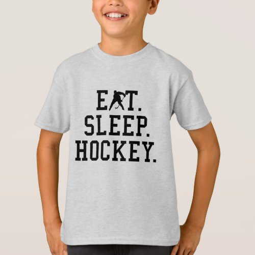 Eat Sleep Hockey _ Hockey Lovers      T_Shirt