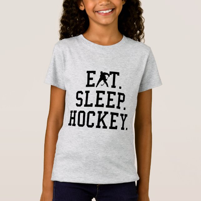 Eat Sleep Hockey - Hockey Lovers      T-Shirt (Front)