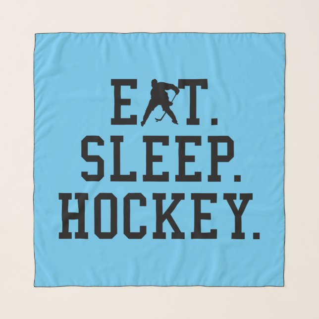 Eat Sleep Hockey - Hockey Lovers     T-Shirt Scarf (Front)