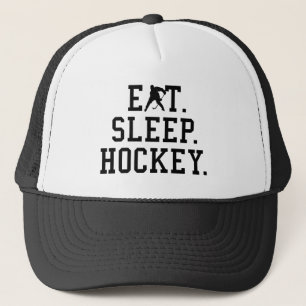 Eat Sleep Hockey - Hockey Lovers       Trucker Hat