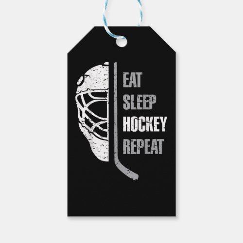 Eat Sleep Hockey Repeat Gift Tags
