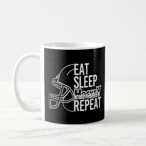 Eat Sleep Hockey Repeat Hockey    Coffee Mug