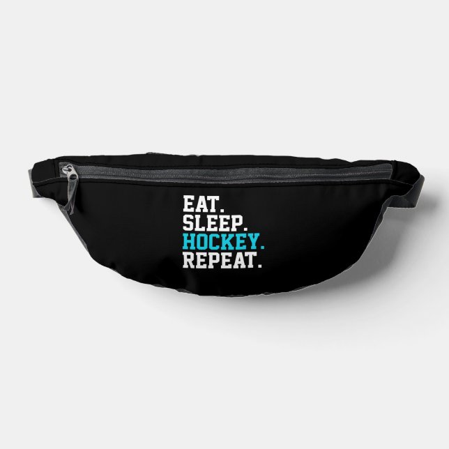 Eat Sleep Hockey Repeat -Hockey Lovers   Fanny Pack (Lay Down)