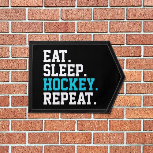 Eat Sleep Hockey Repeat _Hockey Lovers    Pennant