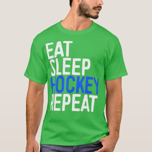 Eat Sleep Hockey Repeat  Sport Game Shirt   1 