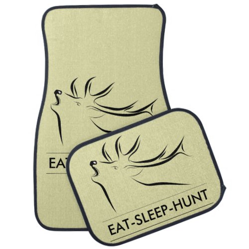 Eat Sleep Hunt Car Mat