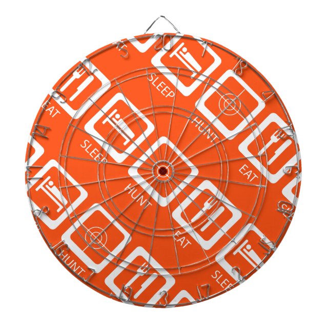 Eat Sleep Hunt Dartboard (Front)