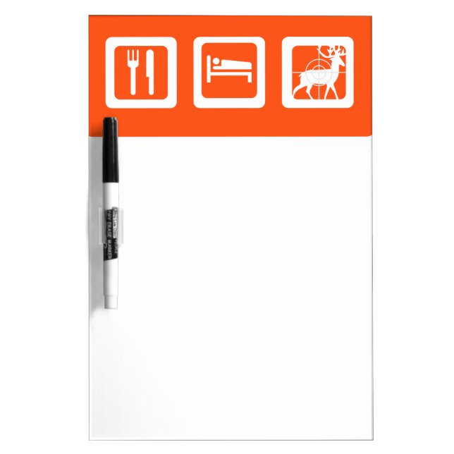 Eat Sleep Hunt Dry Erase Board (Front)