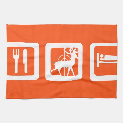 Eat Sleep Hunt Towel