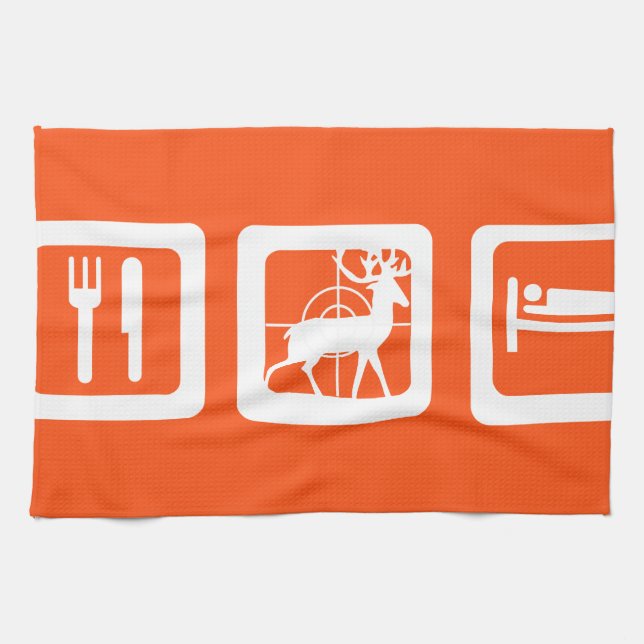 Eat Sleep Hunt Towel (Horizontal)