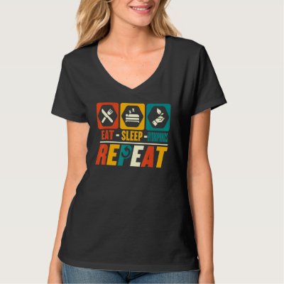 Eat Sleep Hydroponics Repeat  Horticulturist Garde T-Shirt
