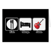 eat sleep jam guitar (Front Horizontal)