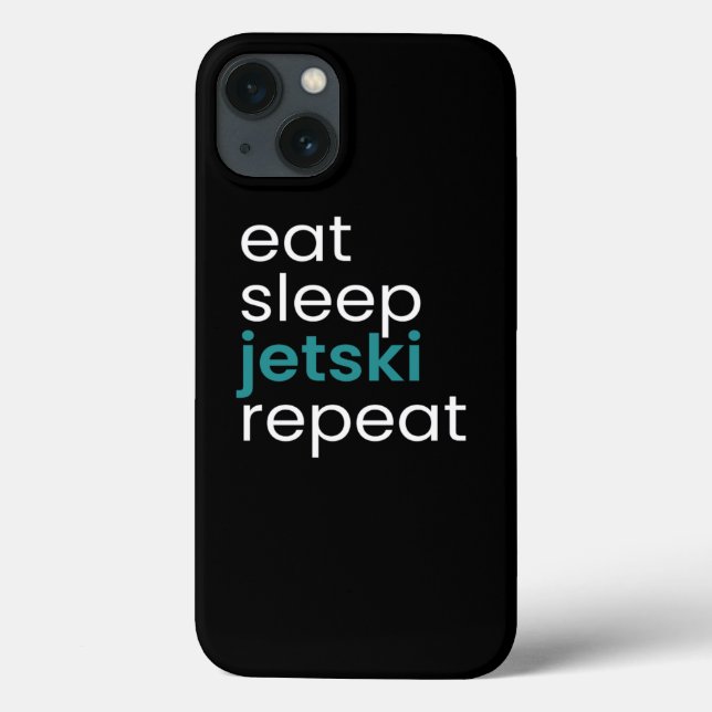 Eat Sleep Jetski Repeat Case-Mate iPhone Case (Back)