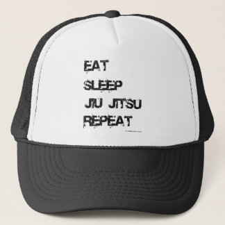Eat Sleep Jiu Jitsu Repeat Trucker Hat