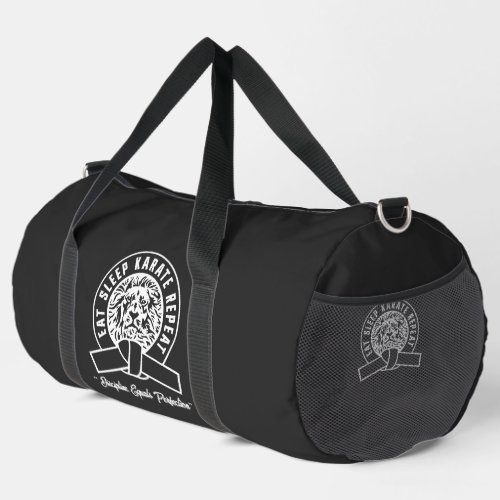 Eat Sleep Karate Repeat _ Discipline  Perfection Duffle Bag