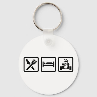 Eat sleep Kart Keychain