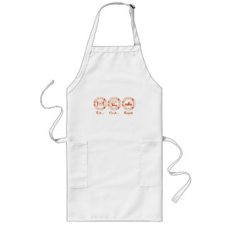 Eat Sleep Kayak Long Apron