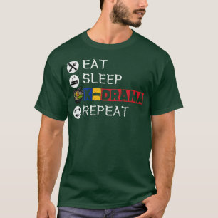Eat Sleep KDrama Repeat 12 T-Shirt