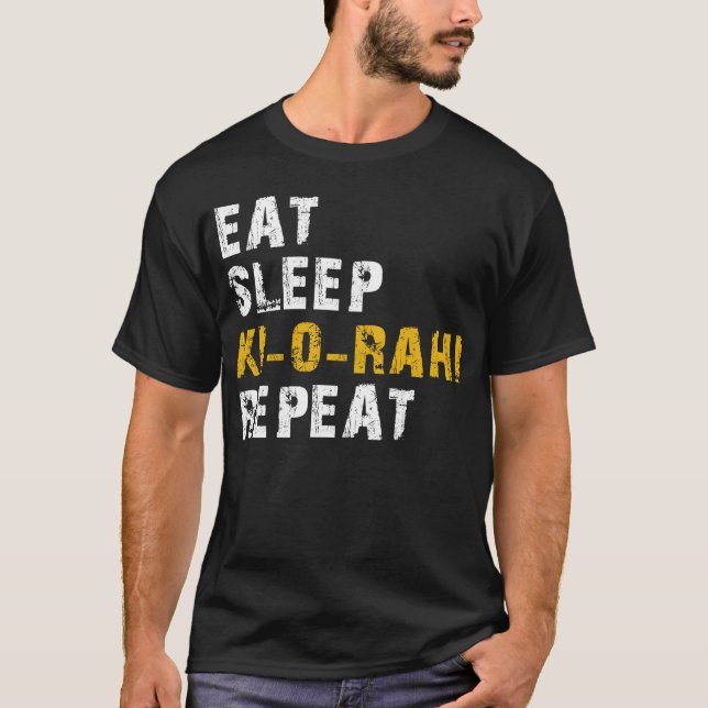 eat sleep ki o rahi T-Shirt (Front)