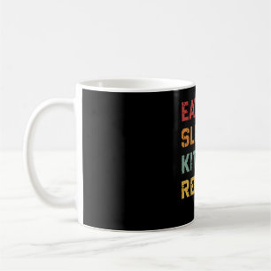 Eat Sleep Kite Repeat Retro Kitesurfer Sportsman Coffee Mug