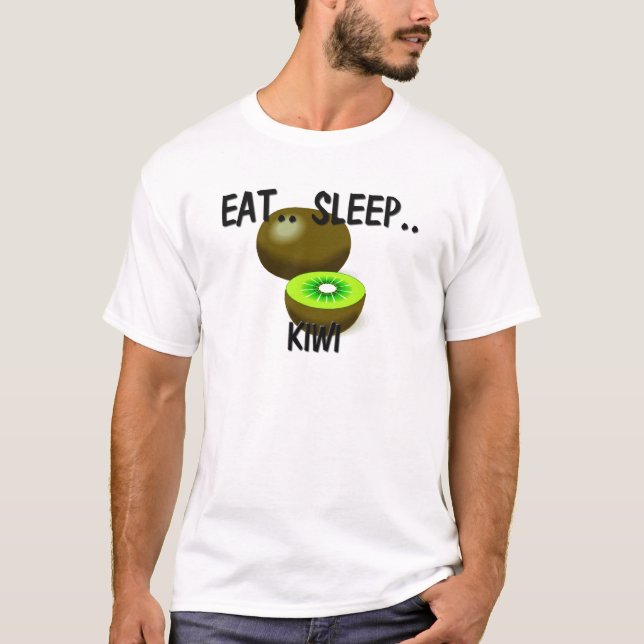 Eat Sleep KIWI T-Shirt (Front)