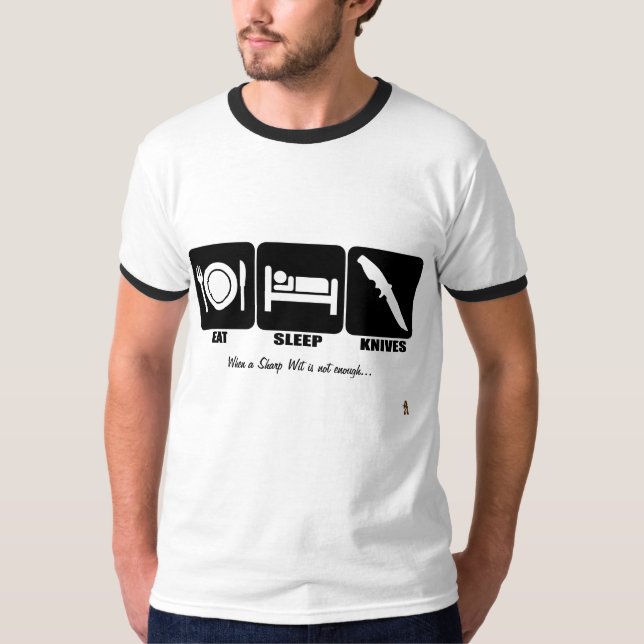 Eat Sleep Knives T-Shirt (Front)