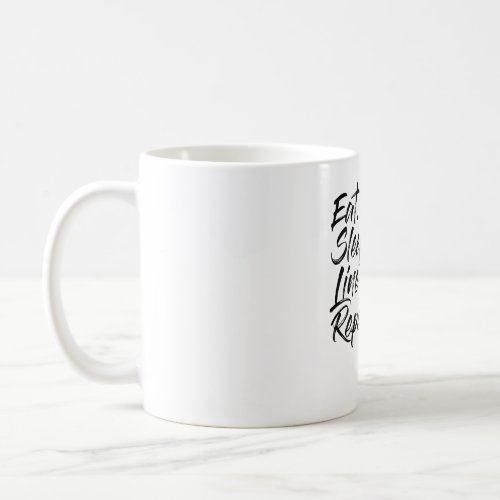 Eat Sleep Line Dance Repeat Coffee Mug