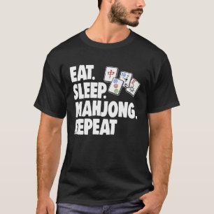 Eat Sleep Mahjong Repea Women Game T-Shirt