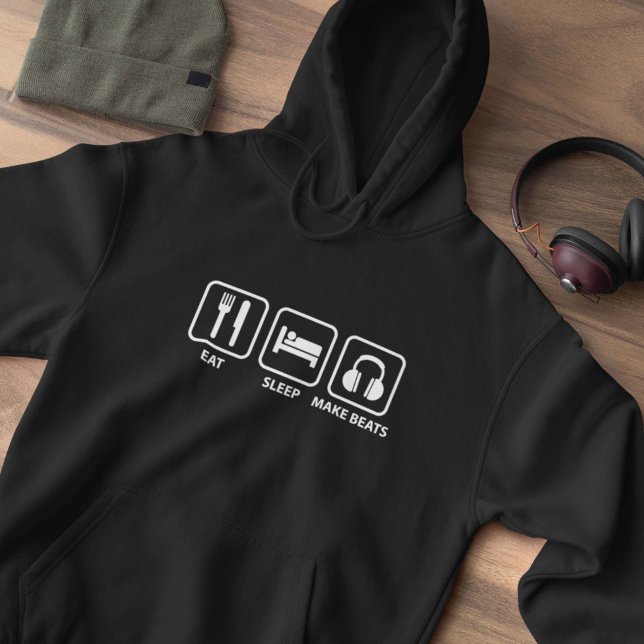 Eat Sleep Make Beats Hoodie (Creator Uploaded)