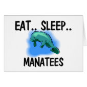 Eat Sleep MANATEES (Front Horizontal)