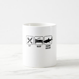 Eat. Sleep. Marine Biology Coffee Mug