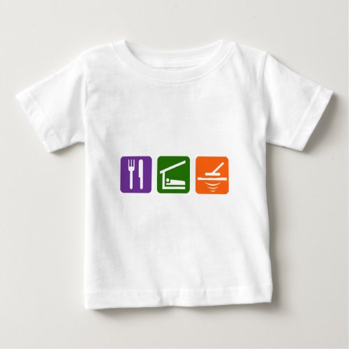 Eat Sleep Metal Detector Baby T_Shirt