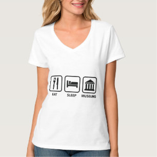 Eat Sleep Museums T-Shirt