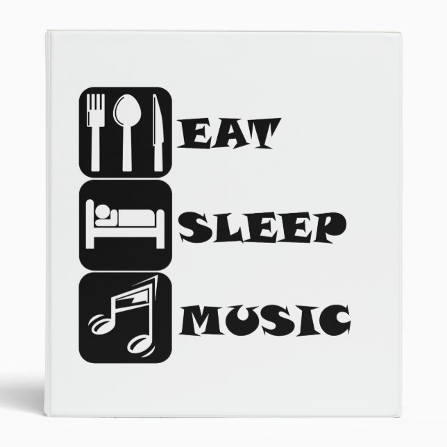 Eat Sleep Music Binder (Front)
