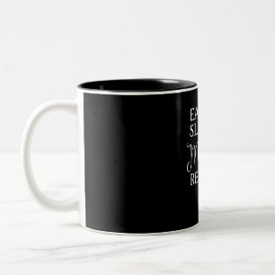 Eat Sleep Musicals Repeat Broadway Acting Actor Two-Tone Coffee Mug