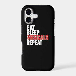 Eat Sleep Musicals Repeat iPhone 17 Case