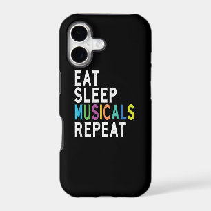 Eat Sleep Musicals Repeat iPhone 17 Case
