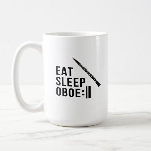Eat Sleep Oboe Repeat Oboist Funny  Coffee Mug