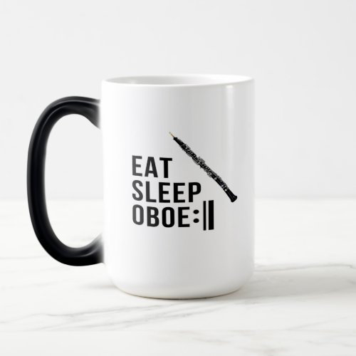 Eat Sleep Oboe Repeat Oboist Funny   Magic Mug