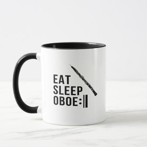 Eat Sleep Oboe Repeat Oboist Funny  Mug