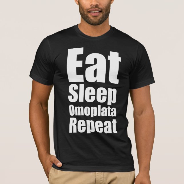 Eat sleep omoplata repeat T-Shirt (Front)