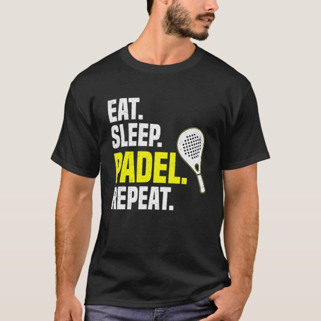 Eat Sleep Padel Repeat T-Shirt (Front)
