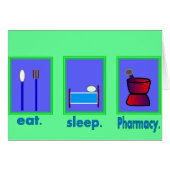 Eat Sleep Pharmacy Pharmacist Gifts (Front Horizontal)