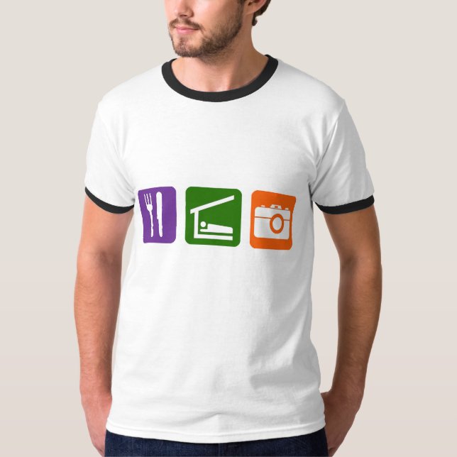 Eat Sleep Photography T-Shirt (Front)